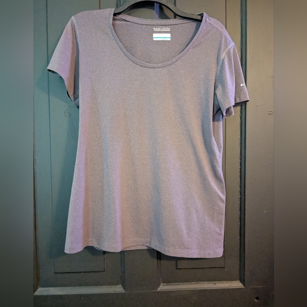 Columbia Lavender Heather Relaxed Short Sleeve Tee